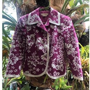 Michael Kors Tropical Print Blazer